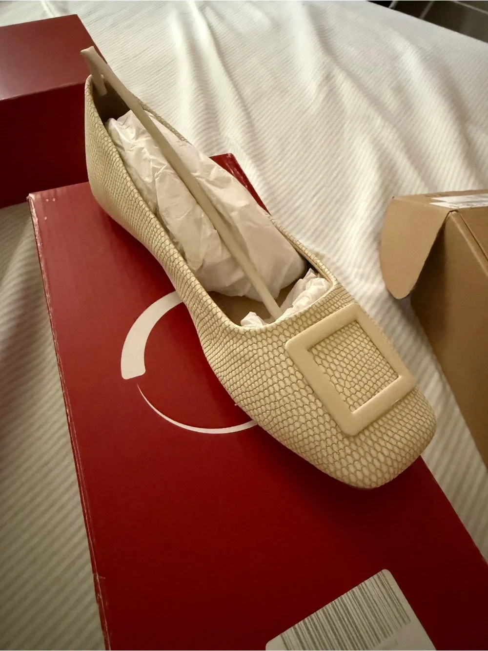 NWT Journee Womens Zimia Ballet Slip On Square Toe Dress Flats